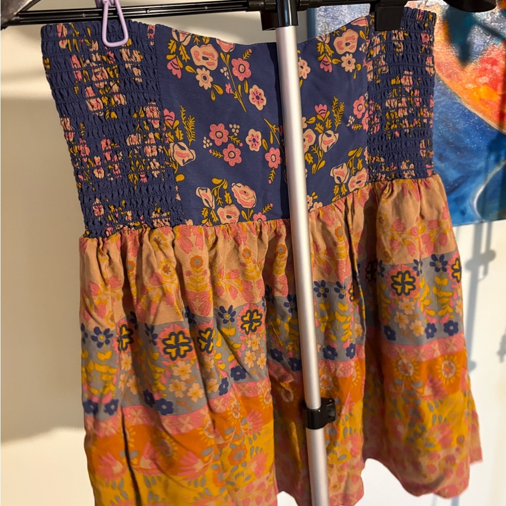 Natural Life Reversible Mini Patchwork Skirt - Mu… - image 2